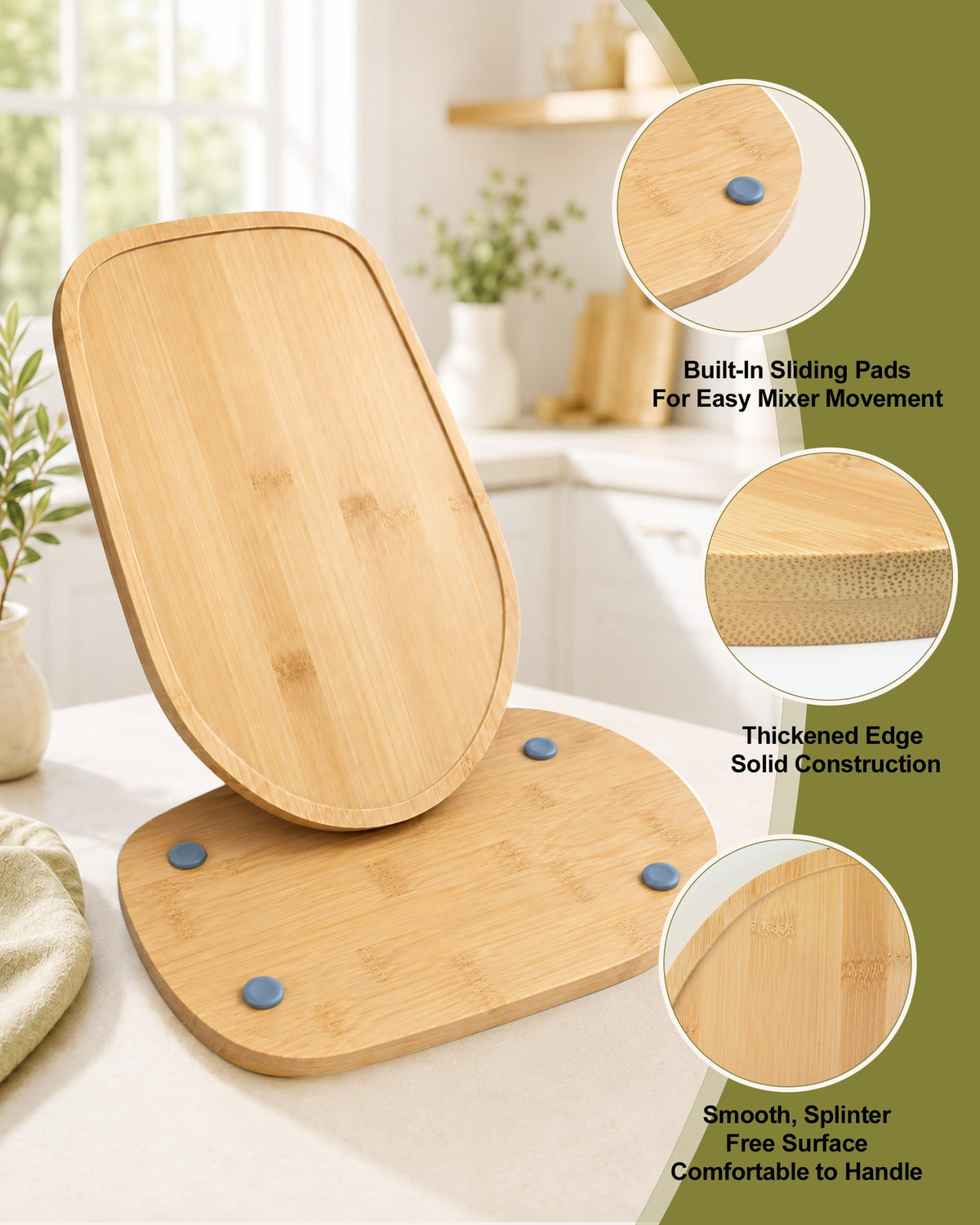Mixer Slider Board Compatible with KitchenAid 4.5-5 Quart Stand Mixer