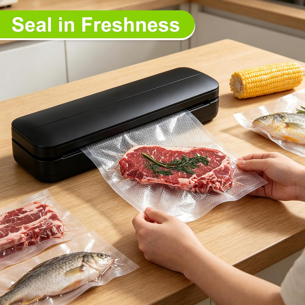 2 Rolls 11" x 50' Vacuum Sealer Bags for Food Storage