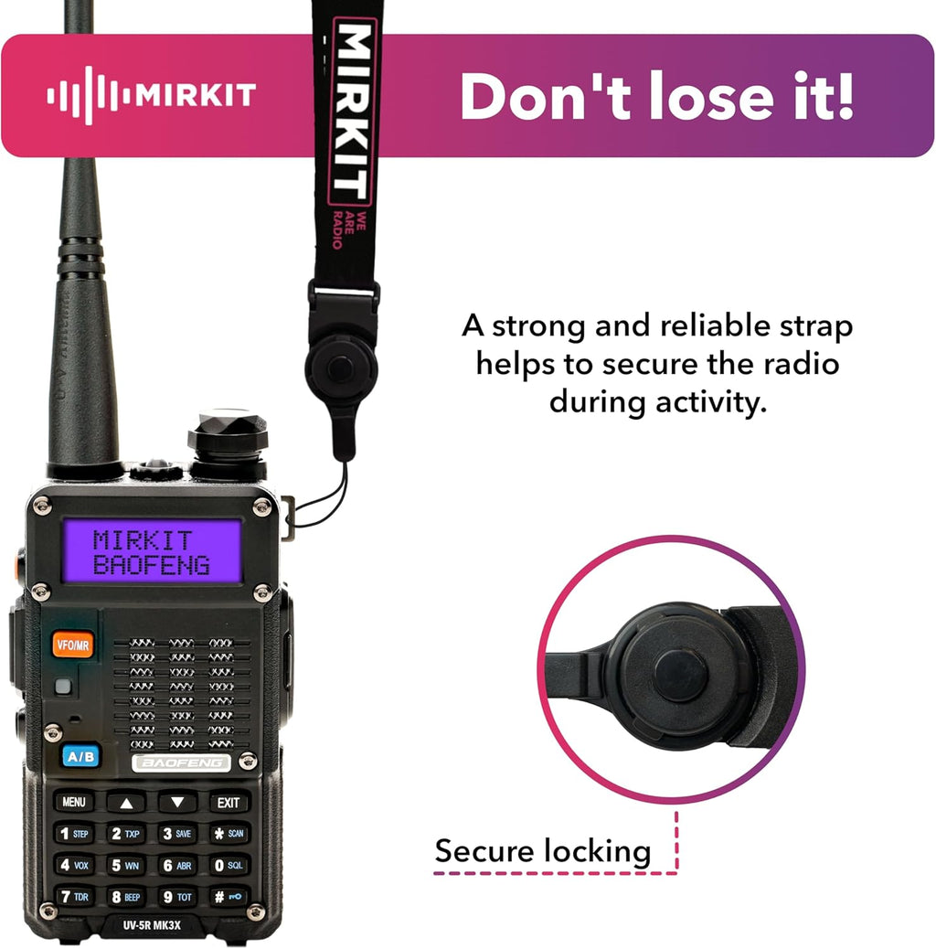 Baofeng Radio UV-5R MK3X Legal Power Tri-Band Radio 2026 VHF/UHF 144-148/222-225/420-450 MHz - Walkie Talkie with