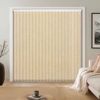 Vertical Blinds Replacement Slats, 34 Pack, Beige