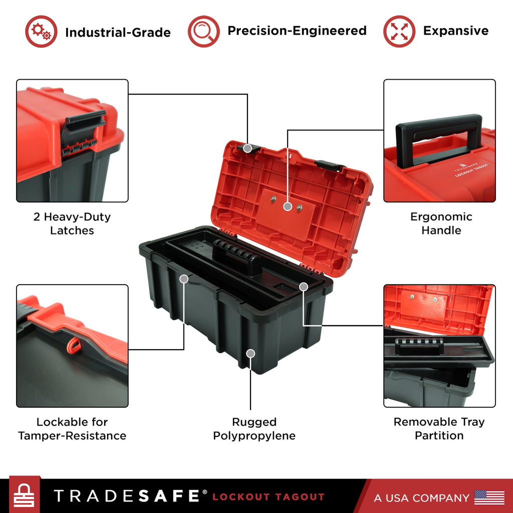Lockout Tagout Kit, Loto Tool Kit, 85 Lock Out Tag Out Devices