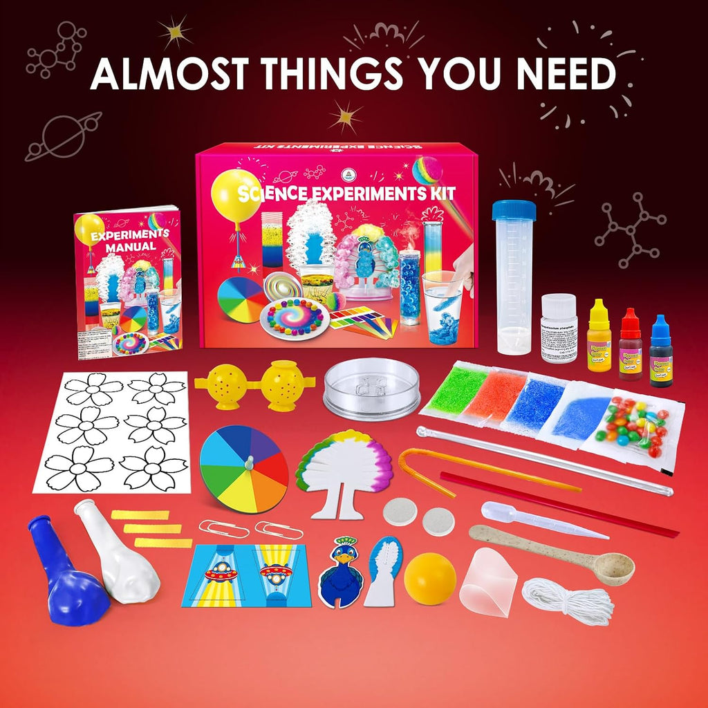 40+ Experiments Science Kit for Kids Chemistry Set STEM Toy | Reaction, Magic, Fun, Educational Toy Gift Idea, for
