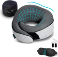 Travel Neck Pillows for Airplanes, Sleeping Essentials for Long haul Flights, 360° Head Support, Car and Airplane Kit