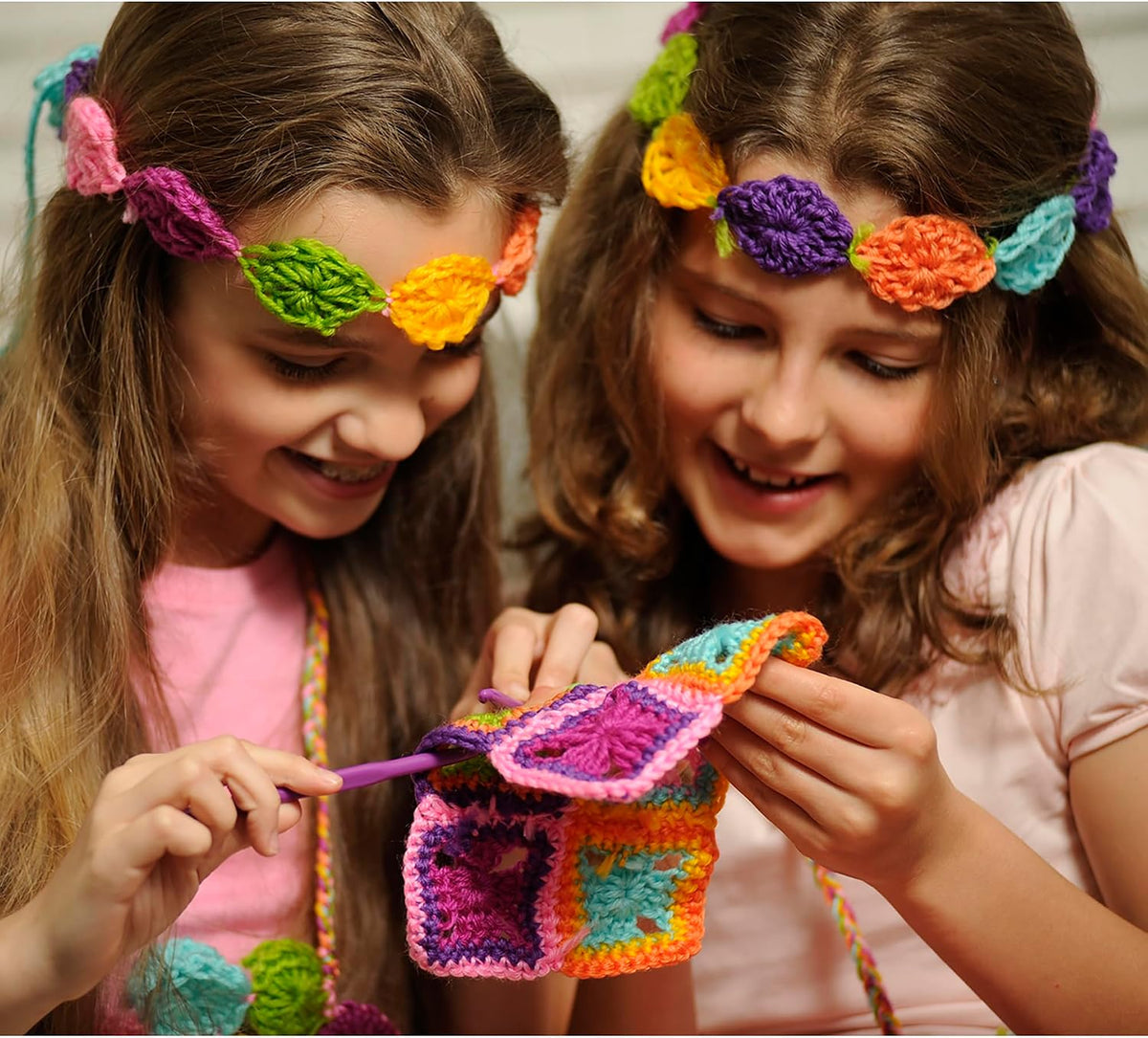 Easy-to-Do Crochet Kit - DIY Knitting Set for Beginners & Kids Ages 8+