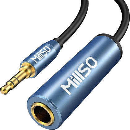 1/4 to 3.5mm Headphone Adapter, TRS 6.35mm Female to 3.5mm Male 1/8 to 1/4 Stereo Audio Adapter for Amplifiers