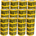 Yellow Caution Tape 16 Pack, 3inch x 1000 ft, Halloween Decoration Party Tape Bulk, Waterproof Construction Warning