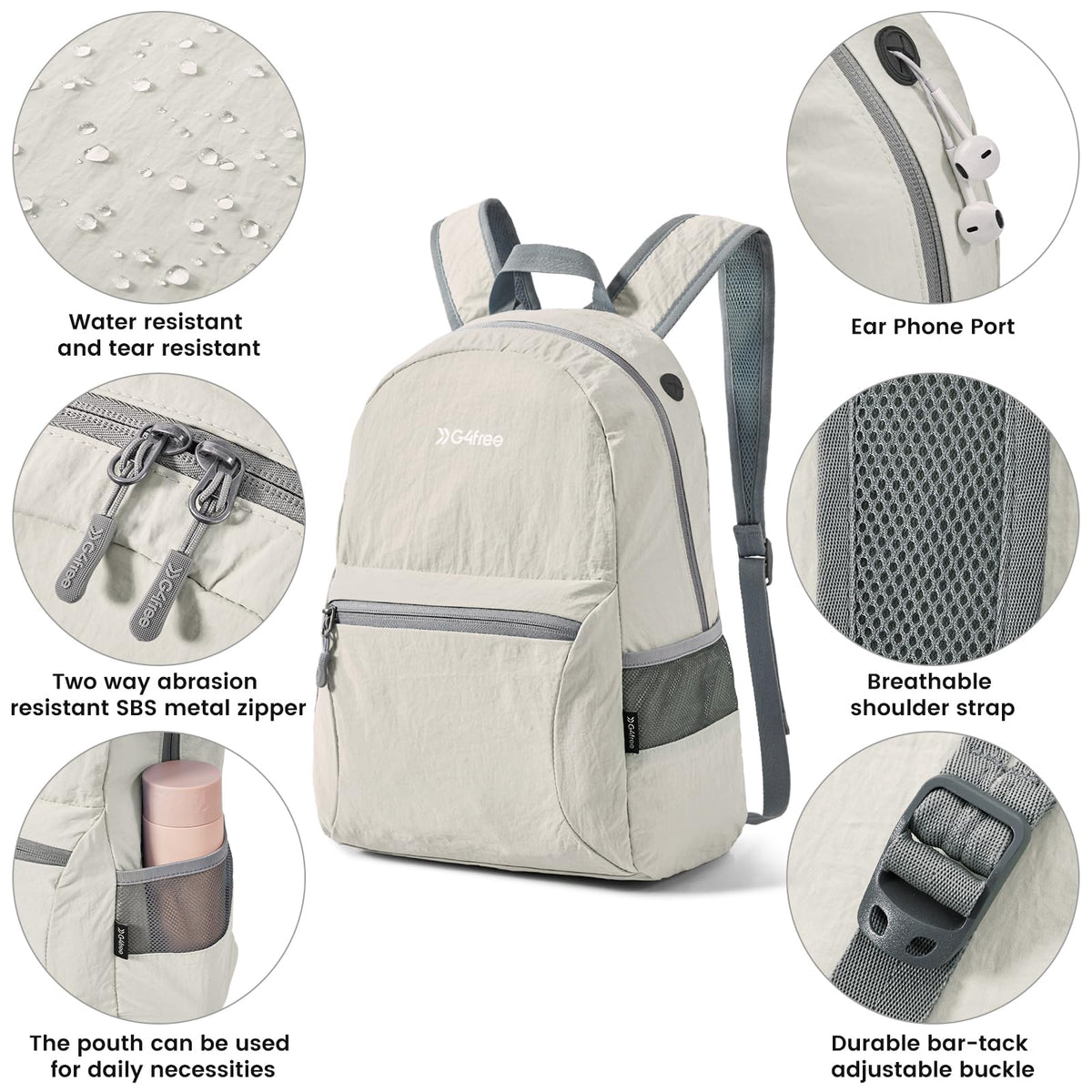 20L Lightweight Packable Backpack Travel Hiking Daypack Foldable Backpack for Men Women