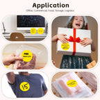 3”Color Coding Labels Stickers,4Rolls/2000per Dispenser Box Round Adhesive Circle Dot Stickers for Inventory Office