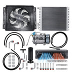 Universal 12V A/C Kit System 18000BTU Under Dash Air Conditioner