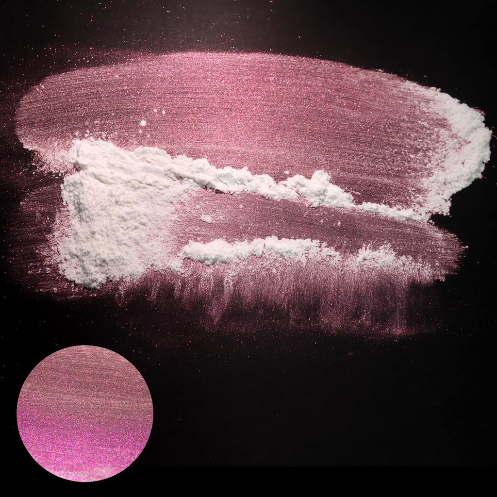 Interference Mica Powder, 1.06oz/ 30g Sunset Aurora Chrome Powder | Pearlescent Effect Color Shift Pigment for Epoxy