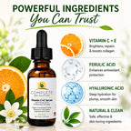 Natural Vitamin C E Serum with Ferulic Acid 1 oz