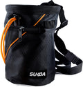 Chalk Bag for Rock Climbing - Rock Climbing Gifts Gear Accessories - Quick-Clip Belt, Large Zippered Pockets & Brush