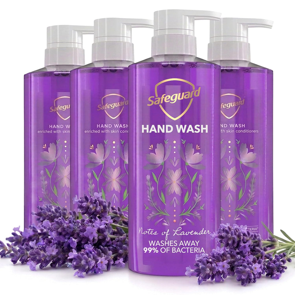 Liquid Hand Soap, Clean Lavender Scent, 15.5 fl oz Pack of 4