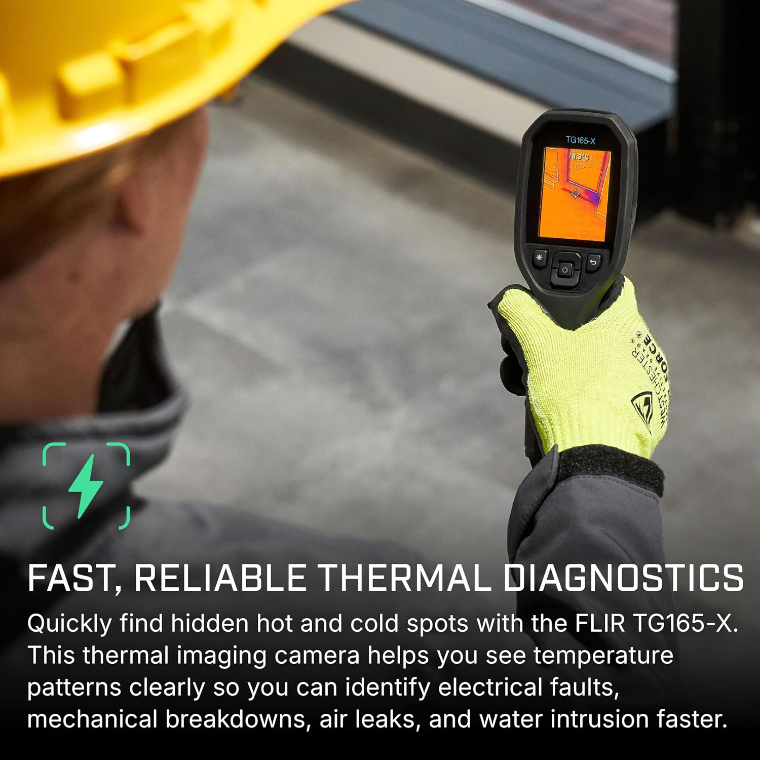 TG165-X Thermal Imaging Camera with Bullseye Laser, Spot IR