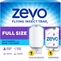 Flying Insect Trap for Fruit Flies & Gnats, 1 Plug-in Base & 1 Refills | Catches Fruit Flies & Gnats Near Fruit Bowls