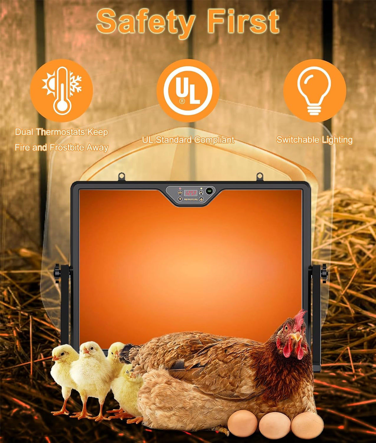 Smart Chicken Coop Heater Coop Radiant Heat Panel