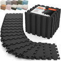 18 PCS Gym Floor Mat, EVA Foam Puzzle Gym Mat, High-Density Interlocking Foam Floor Tiles for Home Gym, Play Workout