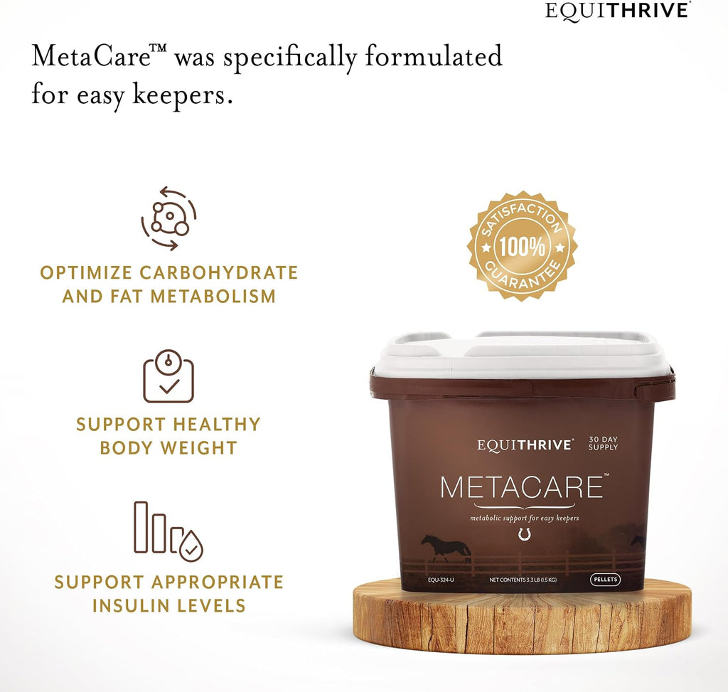 MetaCare Pellets Horse Supplement, 3.3 lbs, 30 Day Supply