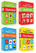 Amazing Flash Cards Set Of 4 Boxes: Early Development OF Preschool Toddler (220 Cards, Alphabet, Number, Animals