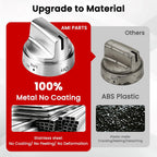 Stainless Steel WB03X24818 Stove Knob Replacement for GE | Replace AP5989029, PS11729081 and JGB6, JGB7, JGB8, JGBS