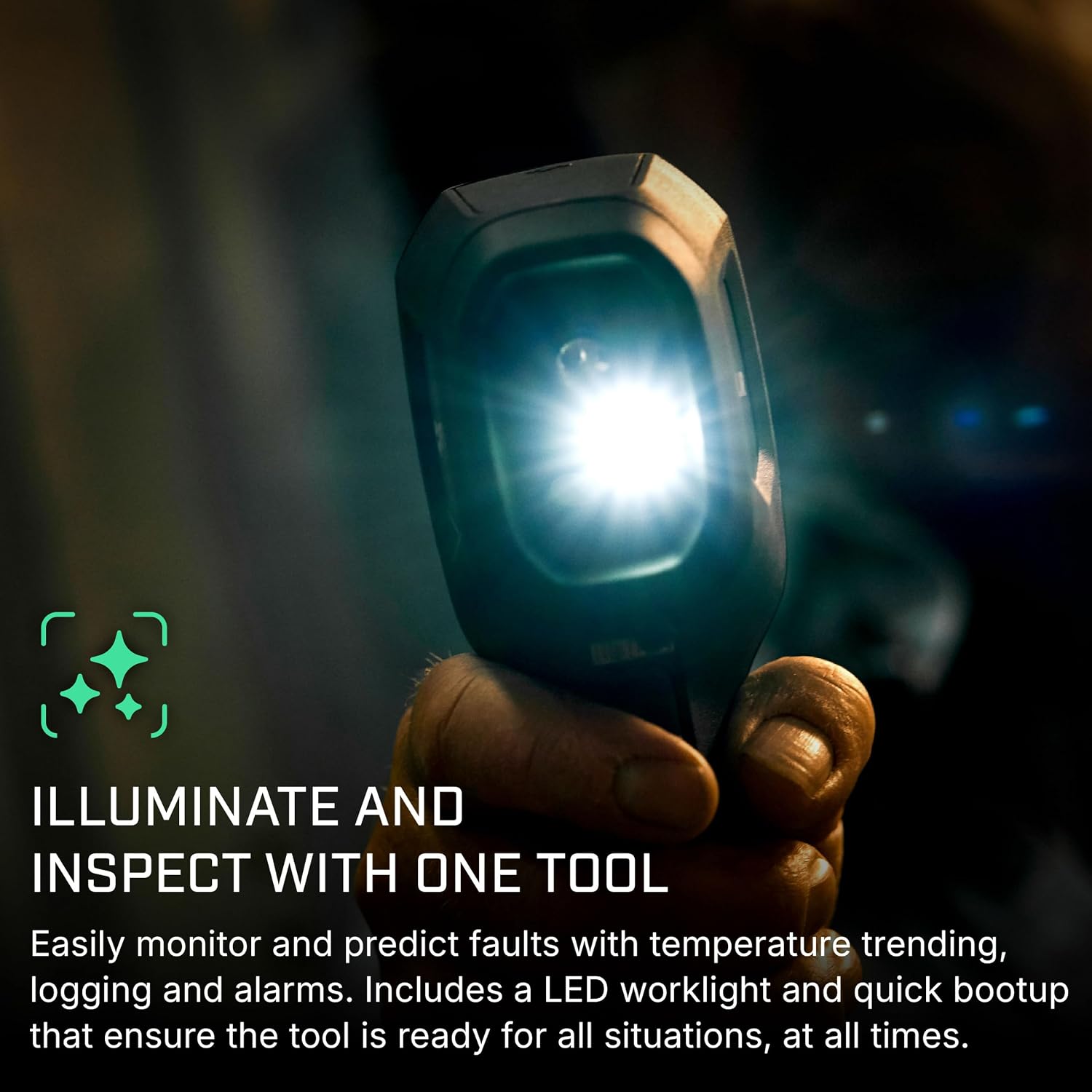 TG298 Thermal Imaging Camera, 320x240 High-Temp Spot IR, Laser