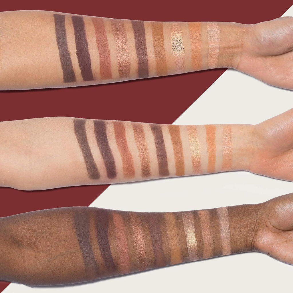 Cosmetics Eyeshadow Palette Nude and Dark Eyeshadows, 16.38g/0.58oz | Vegan, Paraben-Free Cruelty-Free Makeup, Made