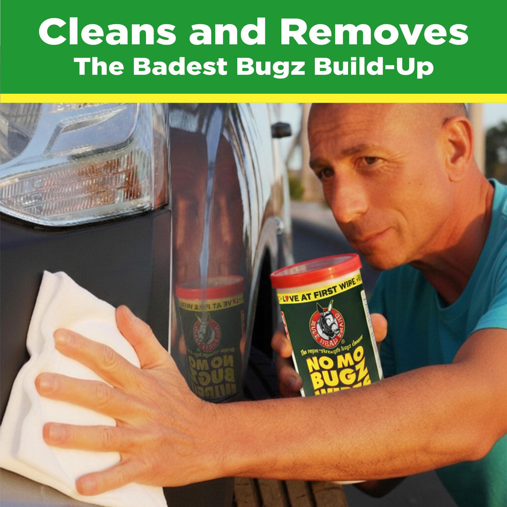 No Mo Bugz Wipes - Heavy Duty Bug Remover Wipes