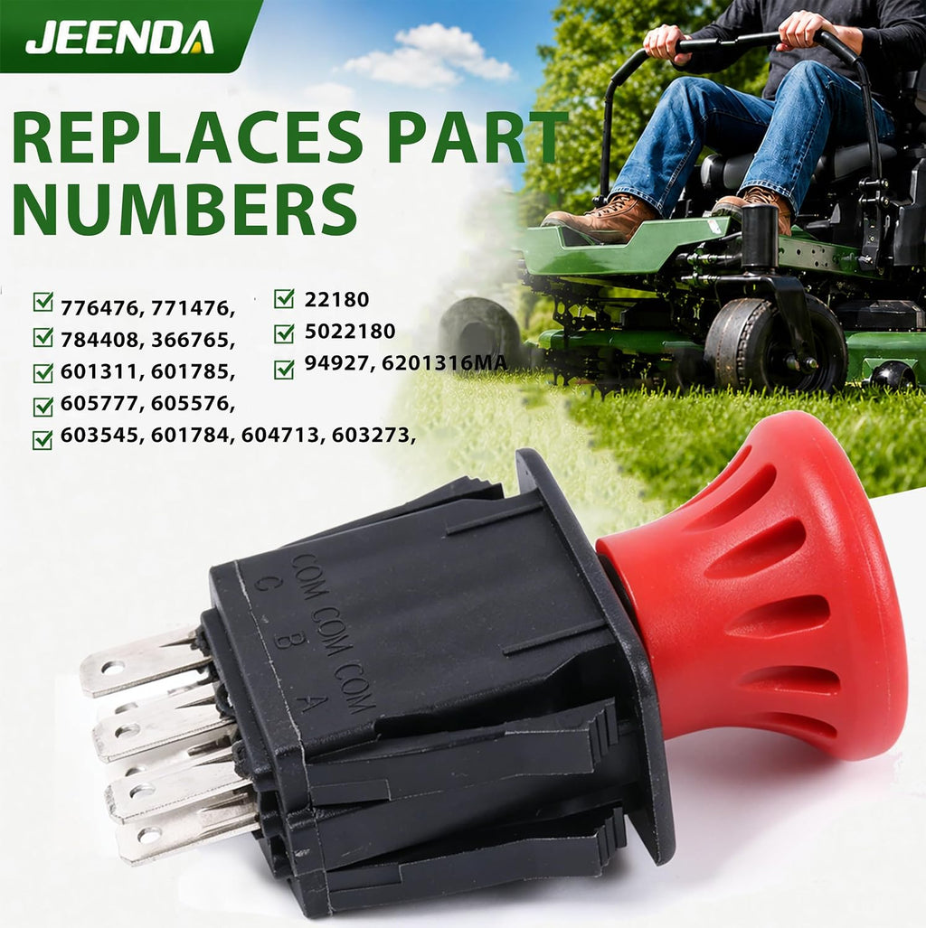 Blade Clutch PTO Switch 771476 776476 Compatible with Hustler Super Z 52" 60" 72" 2002-2007 ZR7 Mini Z X One Z4