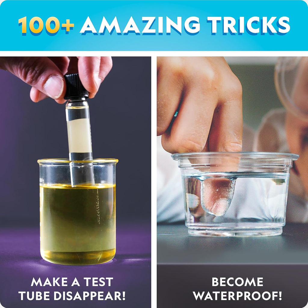 NATIONAL GEOGRAPHIC Science Magic Kit – Science Kit for Kids with 100+ Unique Experiments and Magic Tricks, Chemistry