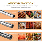3 Pcs Sausage Stuffer Tubes for Size 5 Grinder, 3 Sizes