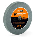 6 Inch 60 Grit Silicon Bench Grinder Wheel with 1/2'' Arbor