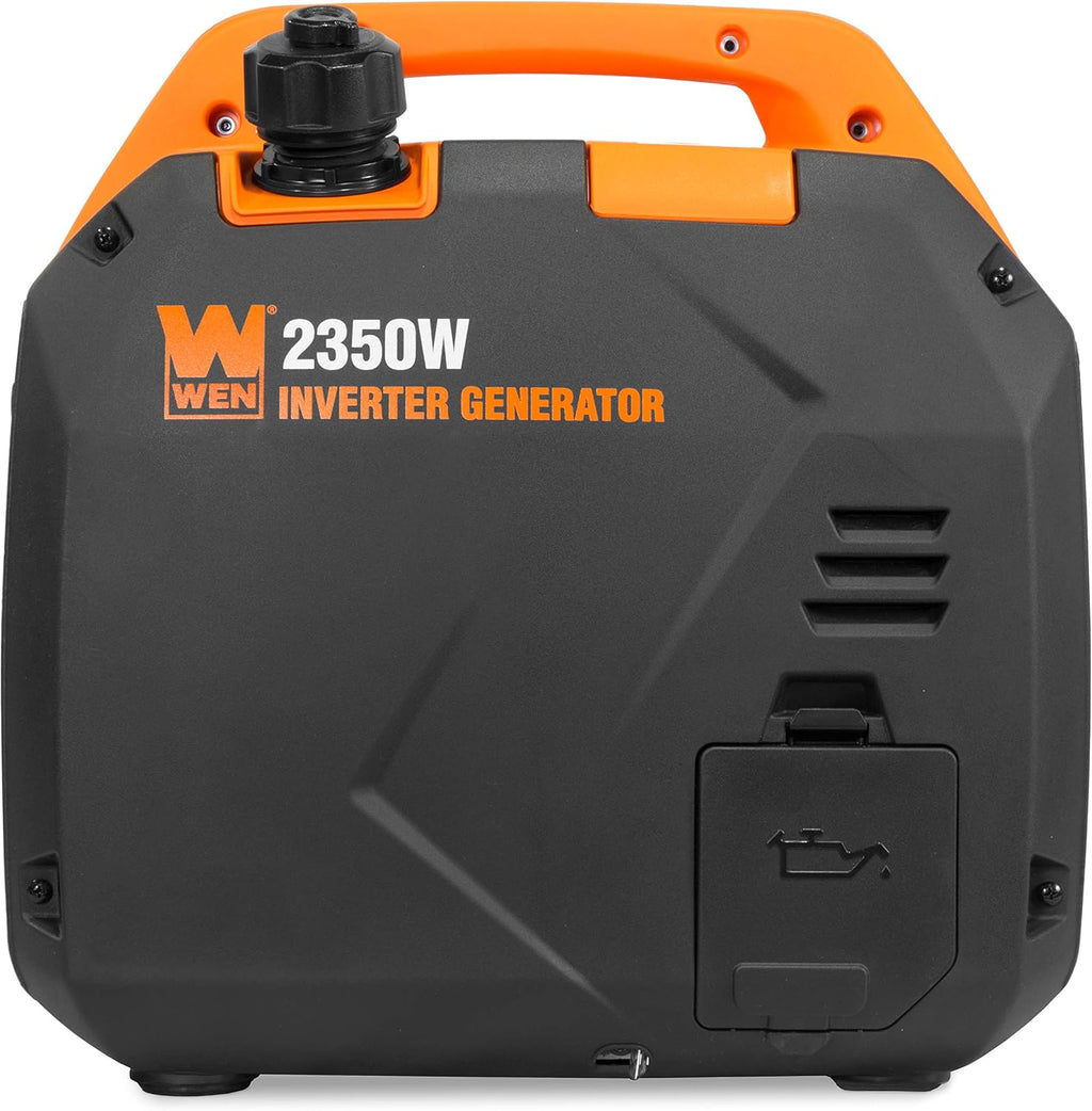 Super Quiet 2350-Watt Portable Inverter Generator with Fuel Shut Off, Gasoline Power, Ultra Lightweight (56235i), Black