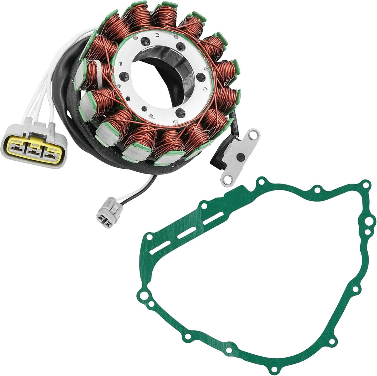 Caltric Stator and Gasket Compatible With Yamaha Grizzly 700 Yfm700Fg 4Wd Fi Eps 2007-2015