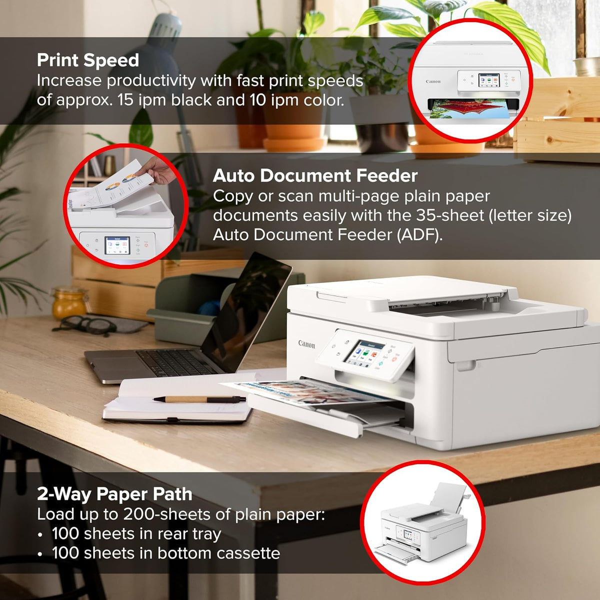 PIXMA TR7820 – Wireless Home All-in-One Printer