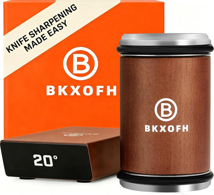 Rolling Knife Sharpener Kit, Knife Sharpening Kit, Kitchen Knives Sharpener Roller with Diamond and Ceramic for Steel