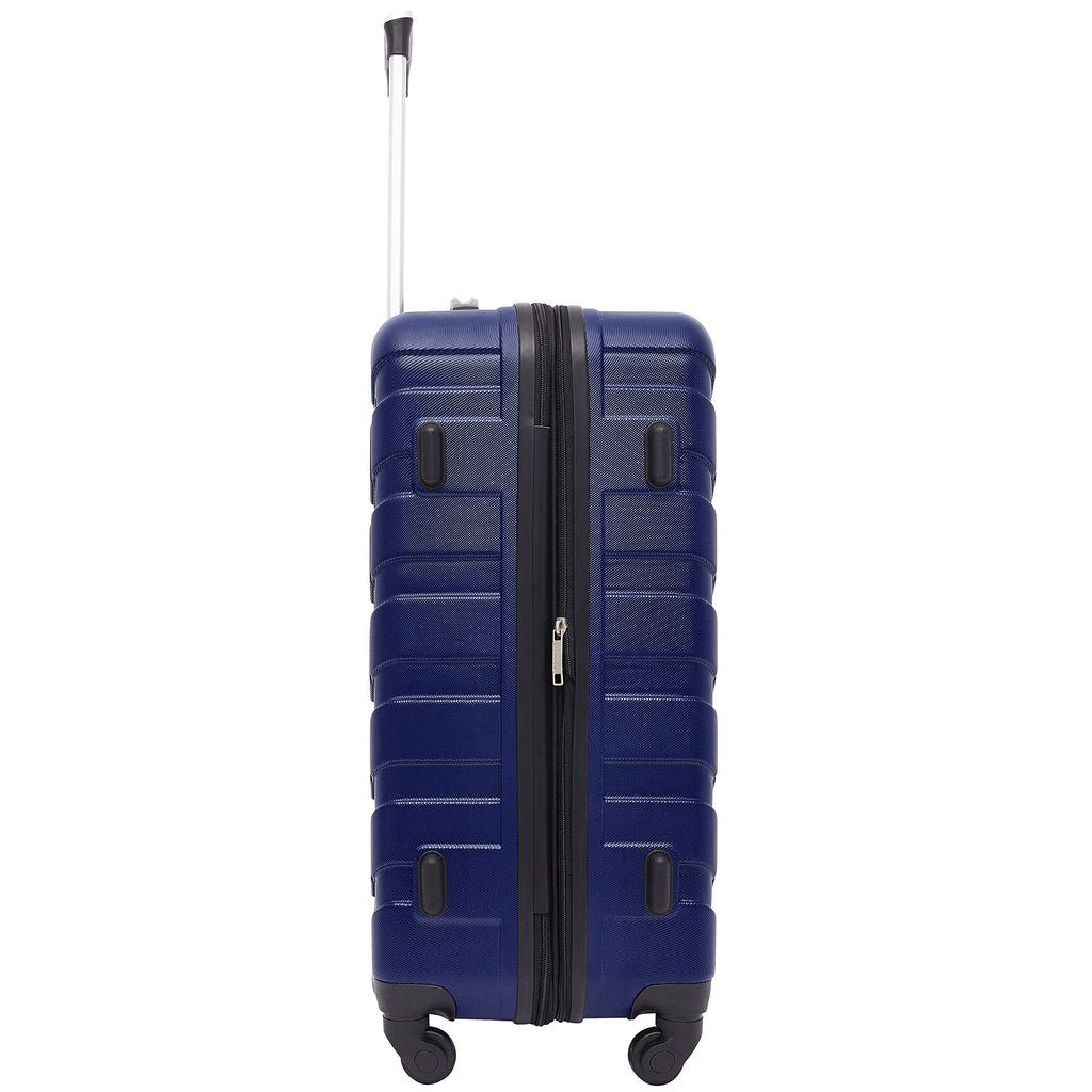 4 Piece Miami Luggage and Packing Cubes Set, Blue