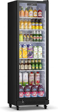 12.2 Cu.Ft Commercial Refrigerators with Double-Layer Glass Door