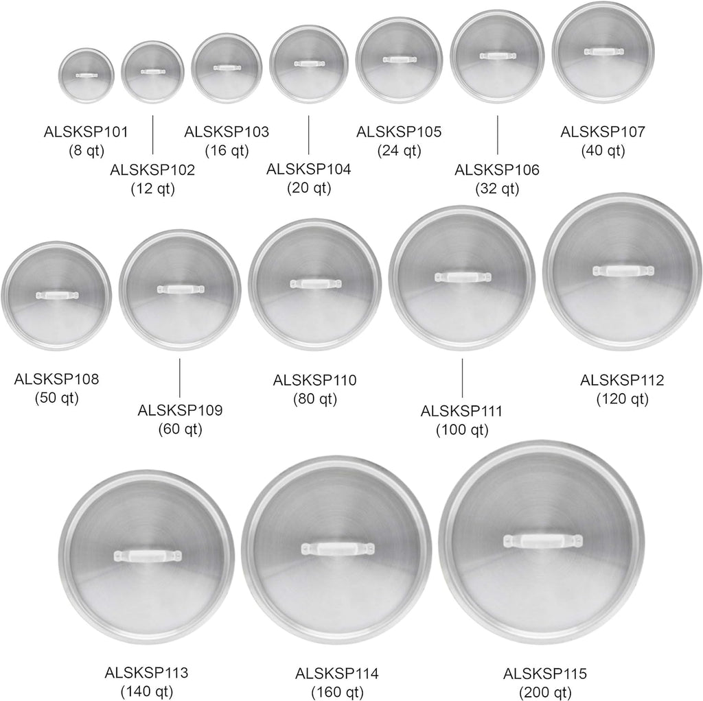 15 Quart Aluminum Stock Pot Lid