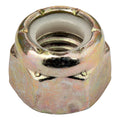 1/2"-13 (25 Pack) Grade 8 Nylon Insert Locknut Yellow Zinc by Makers Bolt
