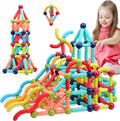 Magnetic Building Blocks for Toddlers: STEM Educational Toys for 3 4 5+ Years Old Kids - Magnetic Stick Montessori