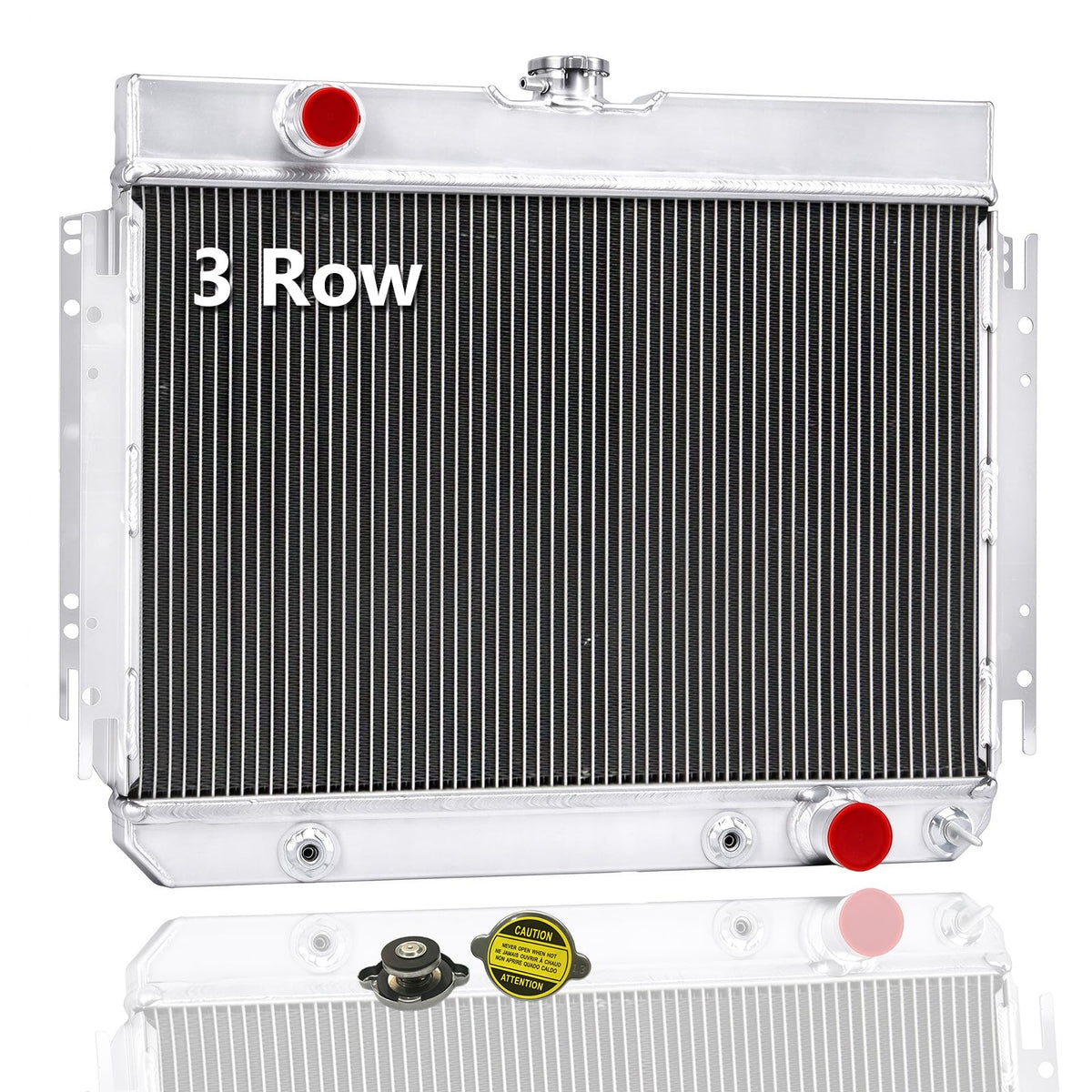 3Row Radiator for 1963-1968 Chevy Impala Biscayne Bel Air El Camino Caprice