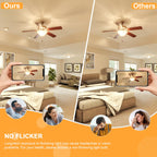 GU24 LED Light Bulbs 60W Equivalent 2700K Warm White CRI85+ 900LM