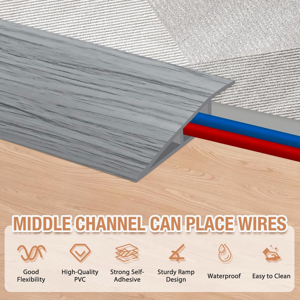 Floor Transition Strip Self Adhesive Vinyl Door Threshold Strip