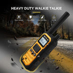 RB48PLUS GMRS Walkie Talkies Long Range,IP67 Waterproof 2 Way Radio | Repeater Capable, Dual PTT, Vibration Alert