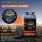 Mini Skid Steer Loader 24HP Rato V-Twin Engine with Bucket