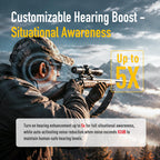 Bluetooth Shooting Hearing Protection Earbuds, 26dB NRR Electronic