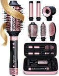 6 in 1 Professional Hot Air Styler • Powerful Hair Dryer & Straightener Set • Styling Without Heat Damage • Fast