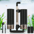 Aquarium Double Sponge Filter: Upgraded Sponge Filter with Larger Filtration Area, Come with Extendable Clip, 2 Spare