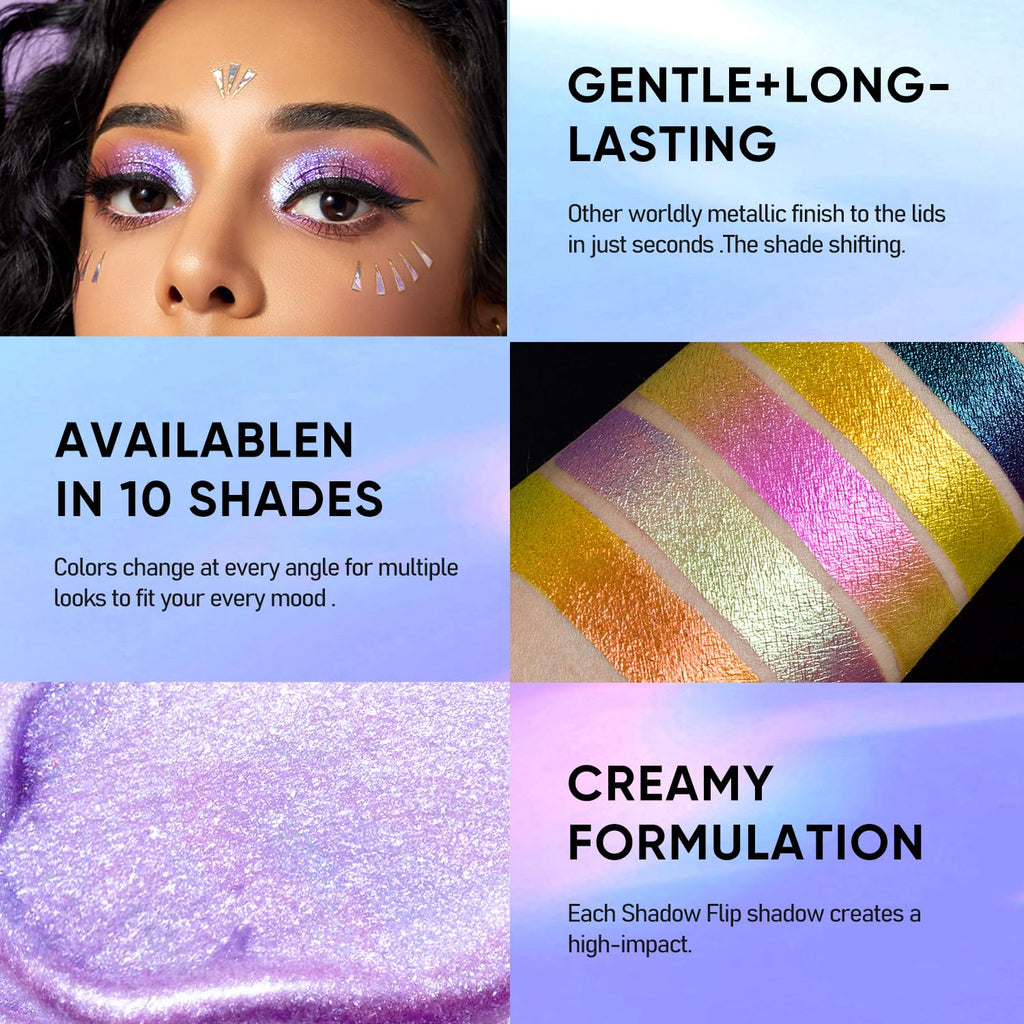 Glitter Eyeshadow Liquid Bronzer Gold Color Shifting Eyeshadows