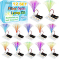 12 Bulk STEM Kits for Kids 8-12 Crafts, Science Projects Classroom Activities, Fiber Optic Light Experiments Craft
